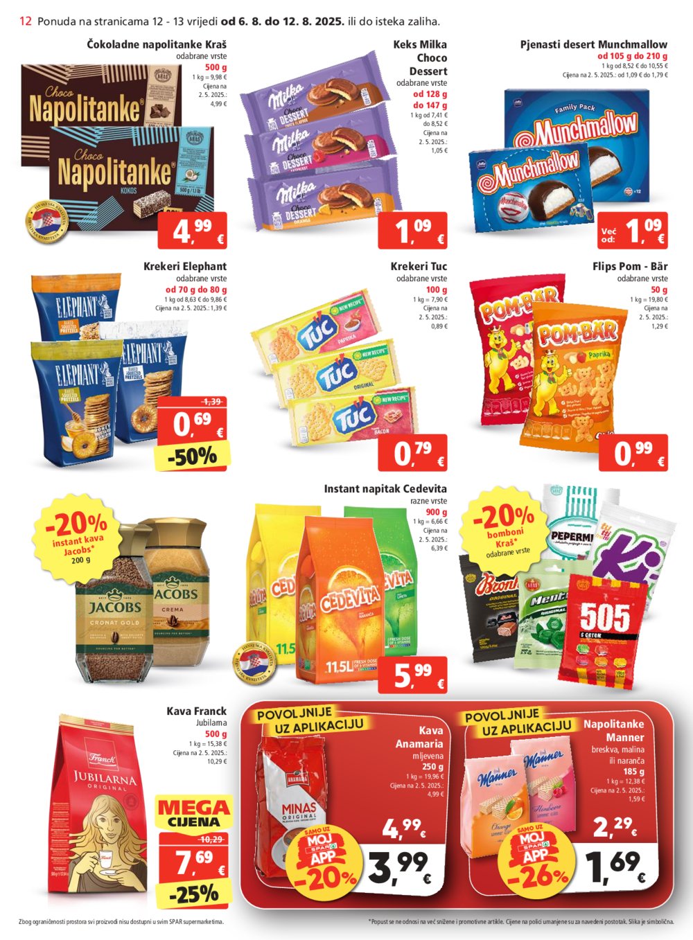SPAR katalog Akcija 06.08.-12.08.2025.