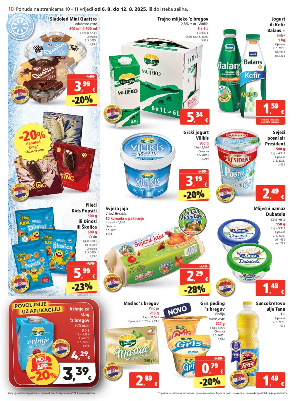 SPAR katalog Akcija 06.08.-12.08.2025.