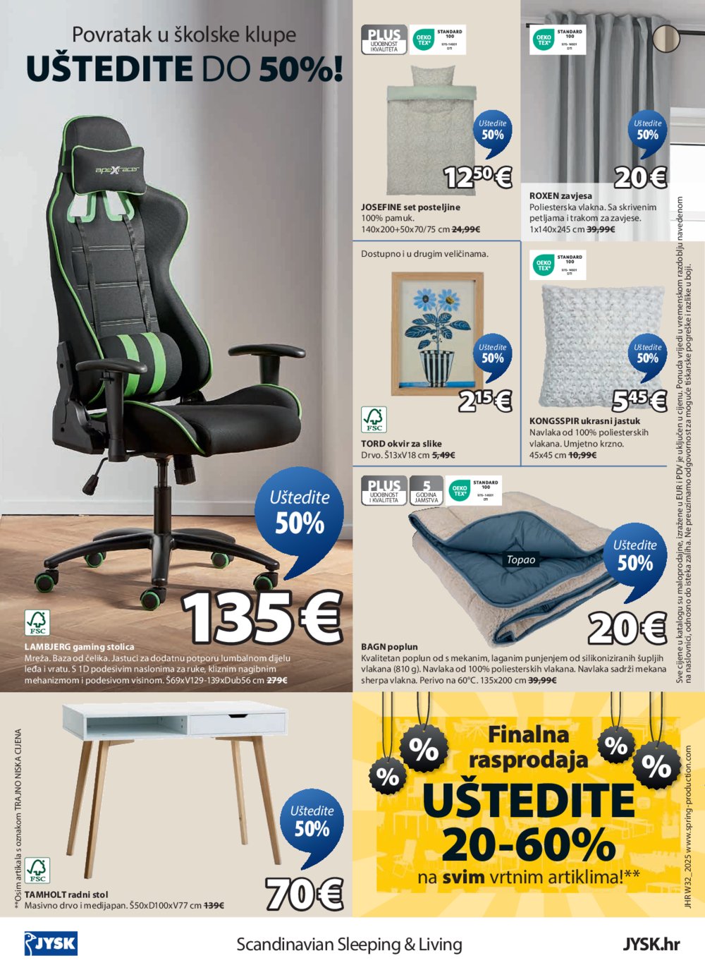 Jysk katalog Akcija 06.08.2025.-19.08.2025.