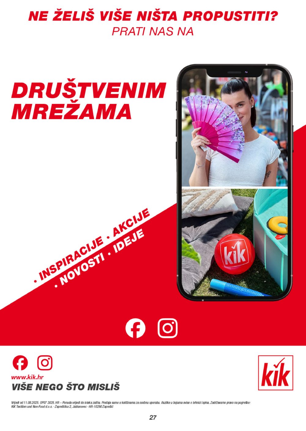 KiK katalog Početak Škole 11.08.-17.08.2025.
