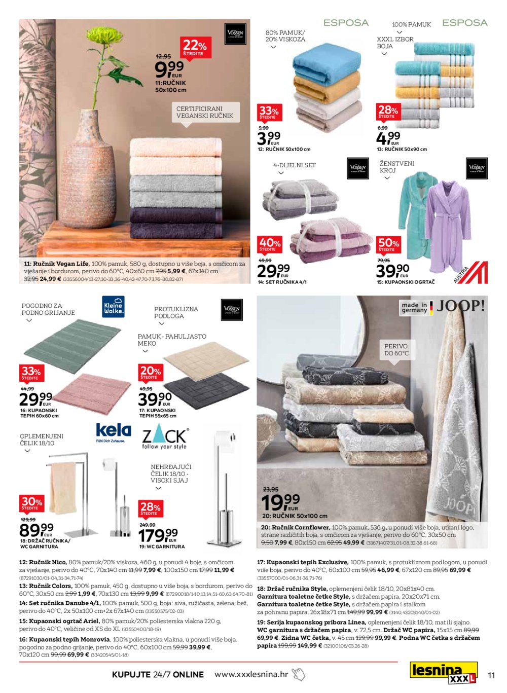 Lesnina kuhamo zdravo katalog 06.08.-28.08.2025.