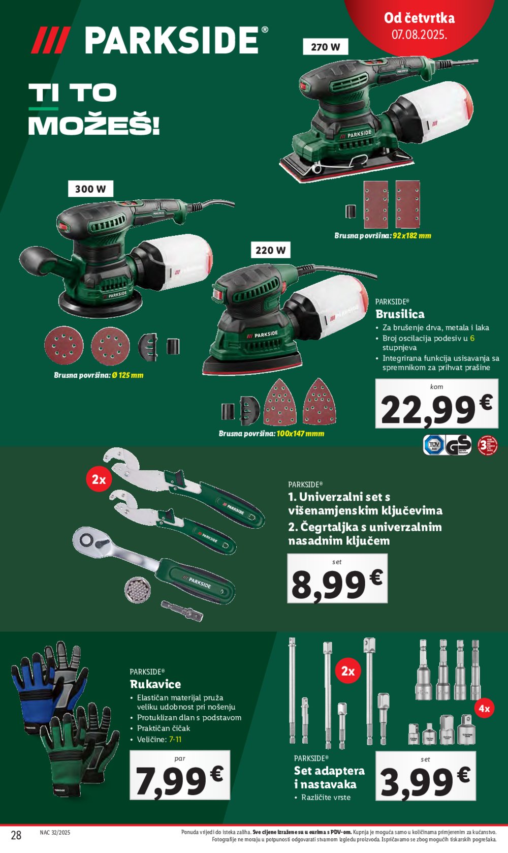 Lidl katalog Super ponuda od četvrtka 07.08.-10.08.2025.