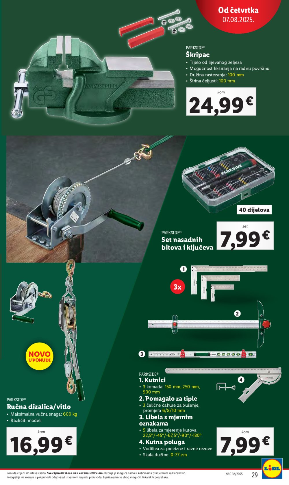 Lidl katalog Super ponuda od četvrtka 07.08.-10.08.2025.
