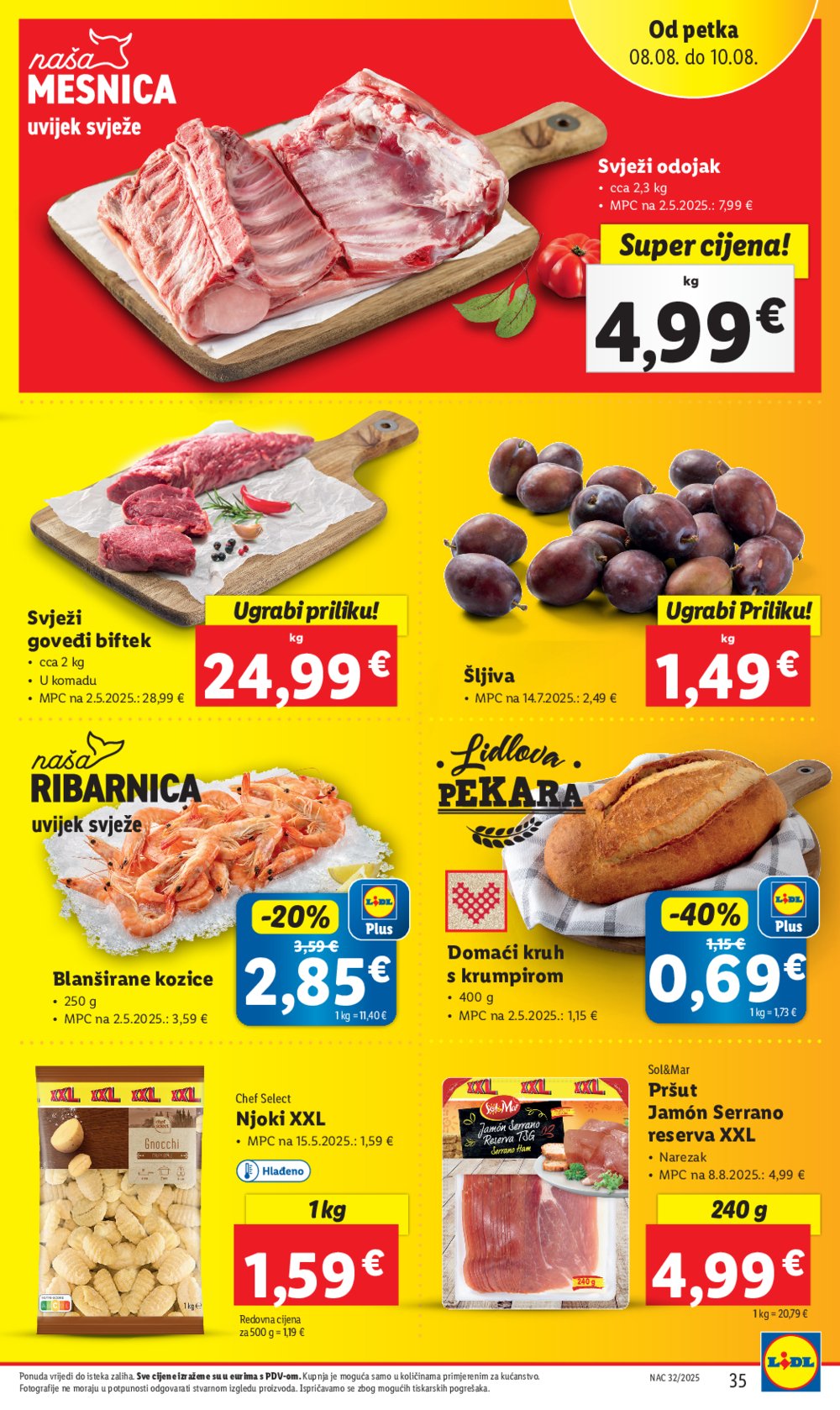 Lidl katalog Super ponuda od četvrtka 07.08.-10.08.2025.