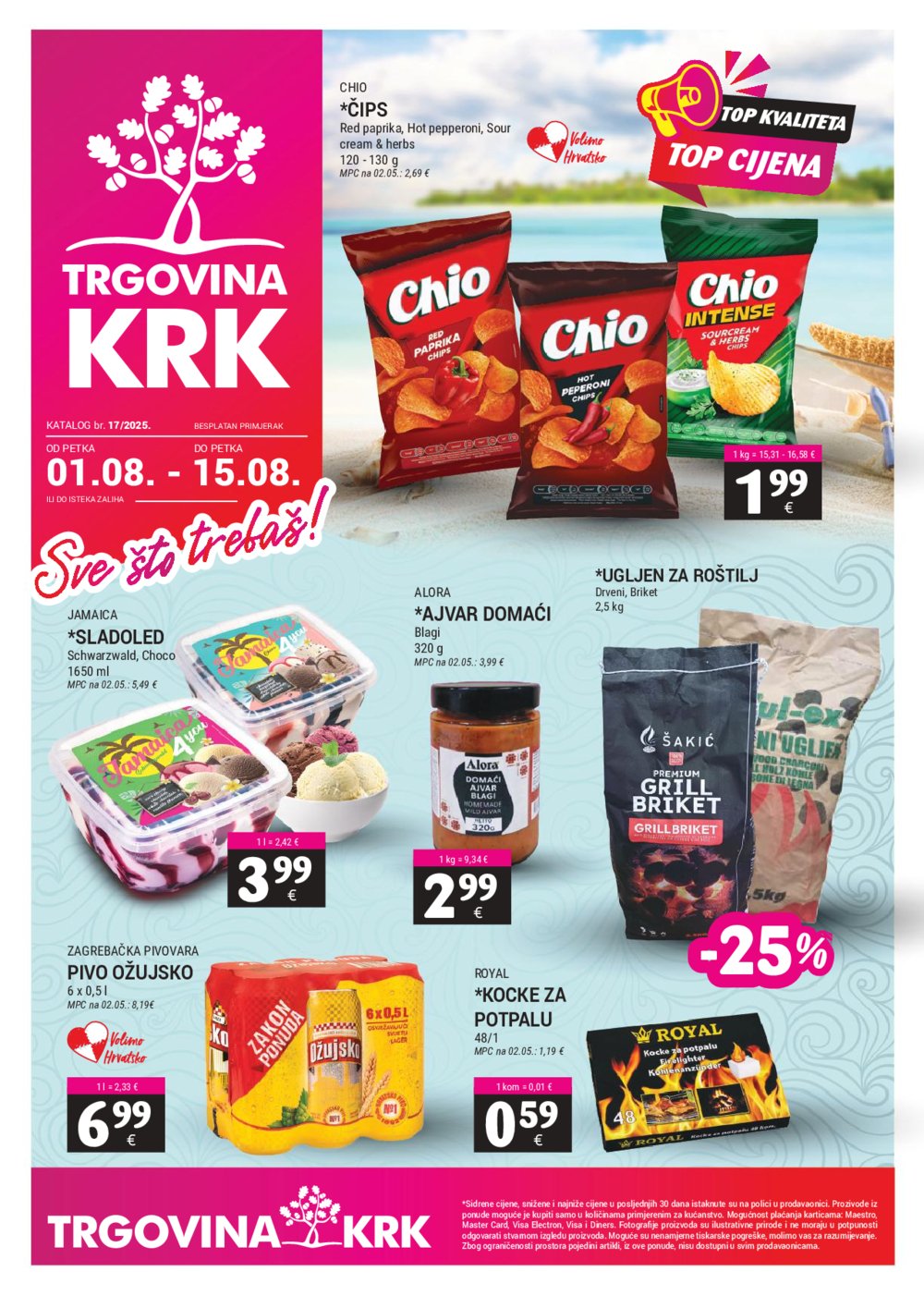 Trgovina Krk katalog Akcija 01.08.-15.08.2025.