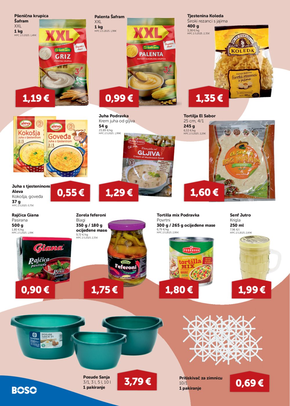 Boso katalog Akcija 14. 08. - 27. 08. 2025.