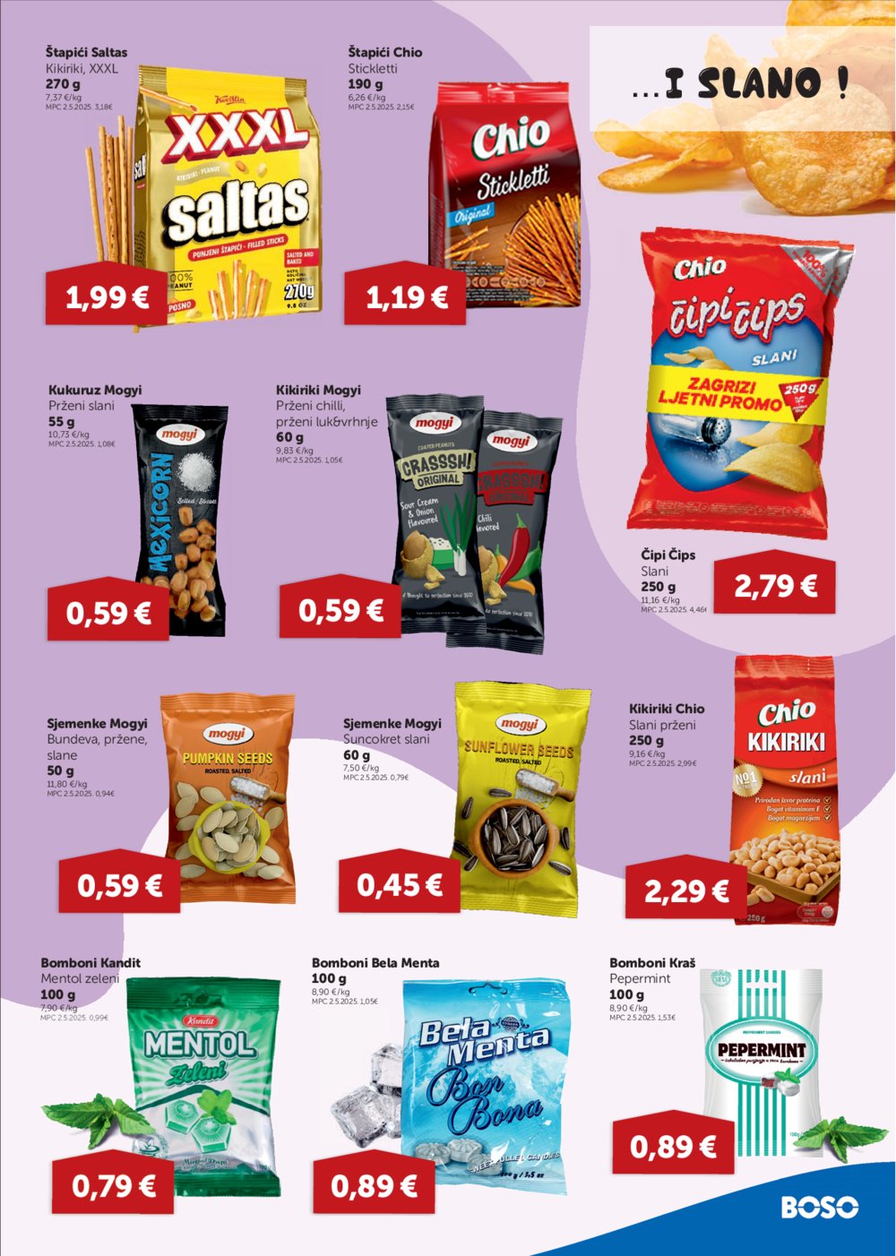 Boso katalog Akcija 14. 08. - 27. 08. 2025.