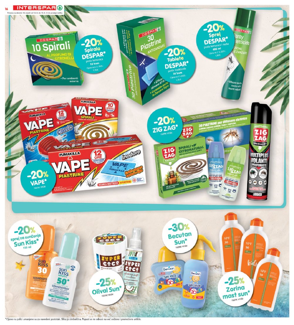 INTERSPAR katalog Akcija 13. 08. - 19. 08. 2025.