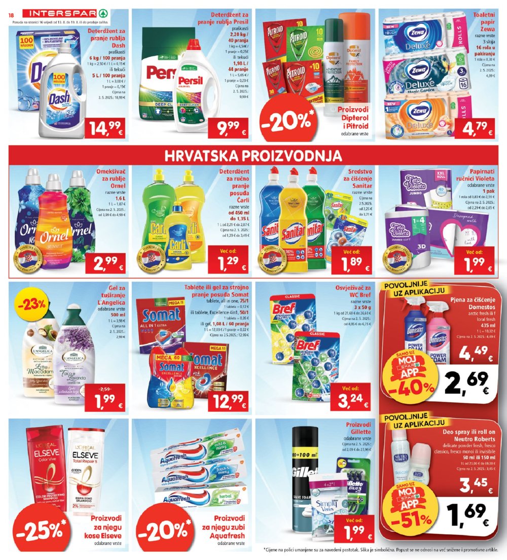 INTERSPAR katalog Akcija 13. 08. - 19. 08. 2025.