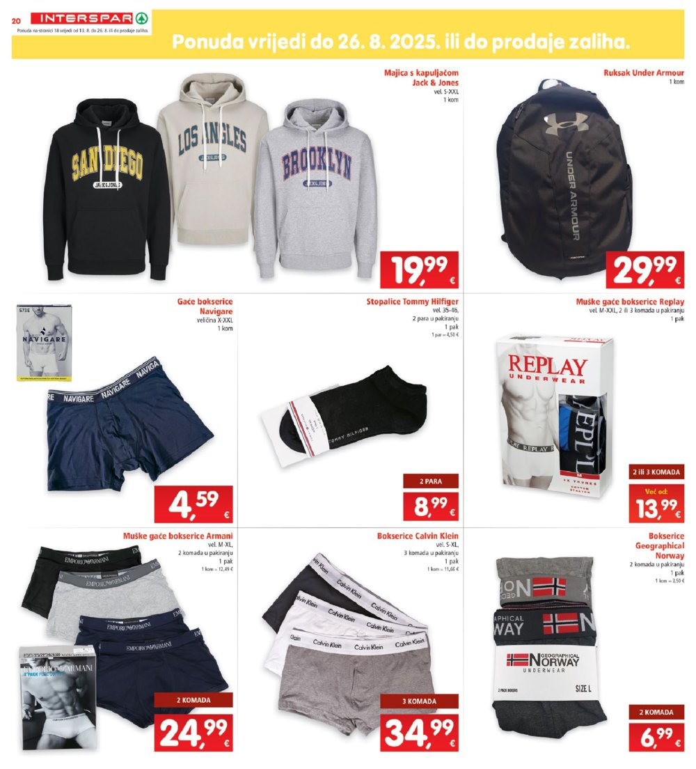 INTERSPAR katalog Akcija 13. 08. - 19. 08. 2025.