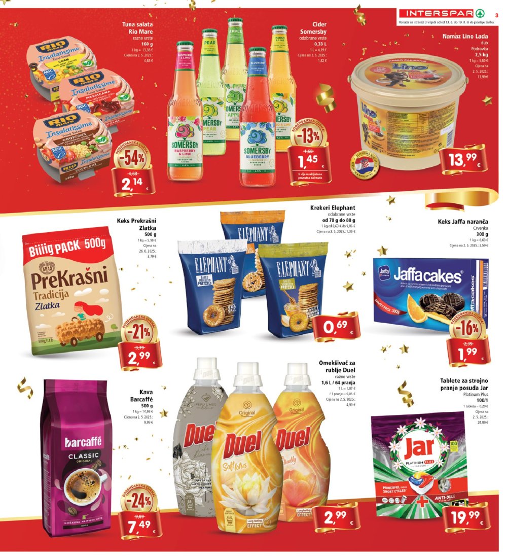 INTERSPAR katalog Akcija 13. 08. - 19. 08. 2025.