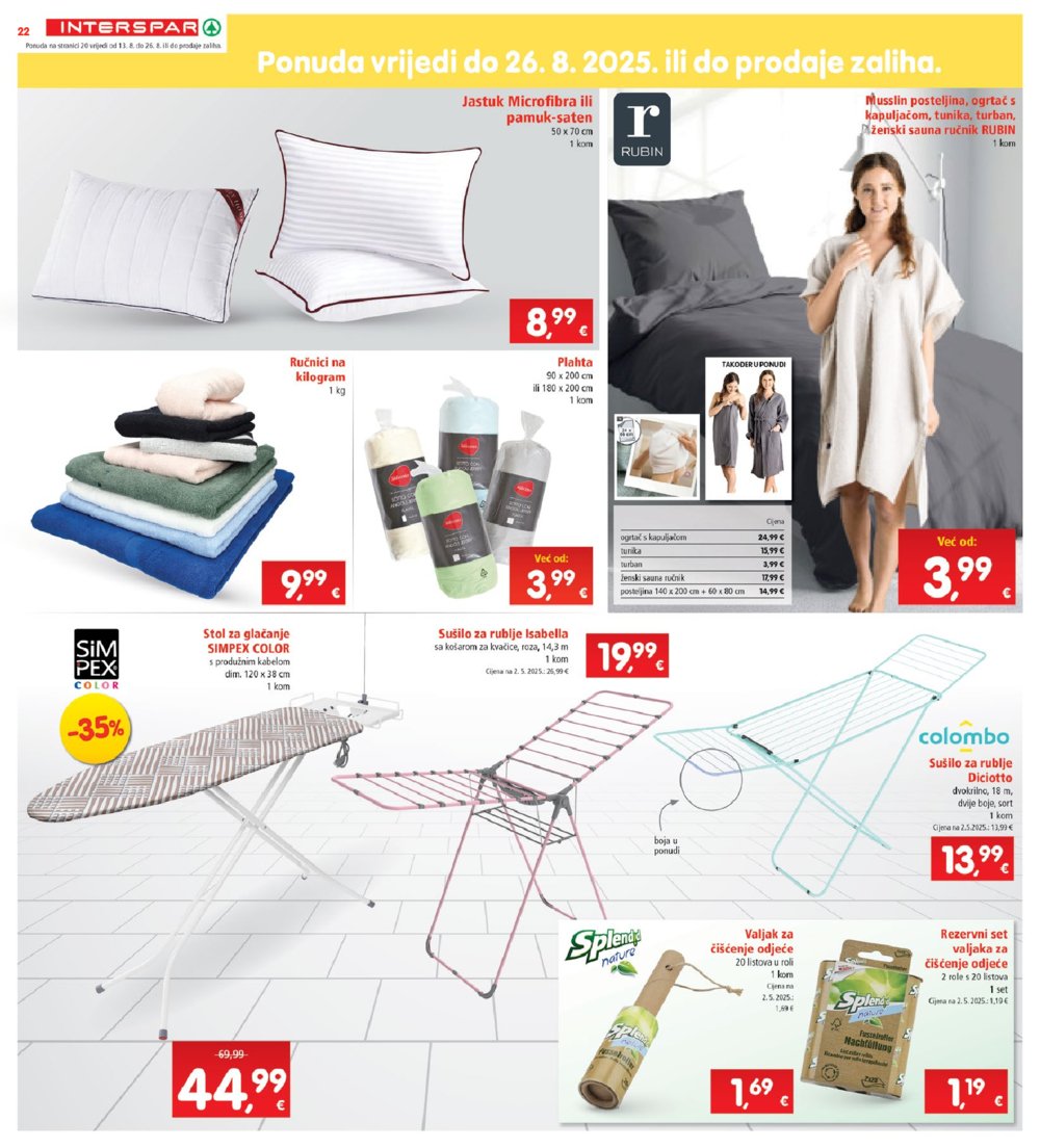 INTERSPAR katalog Akcija 13. 08. - 19. 08. 2025.