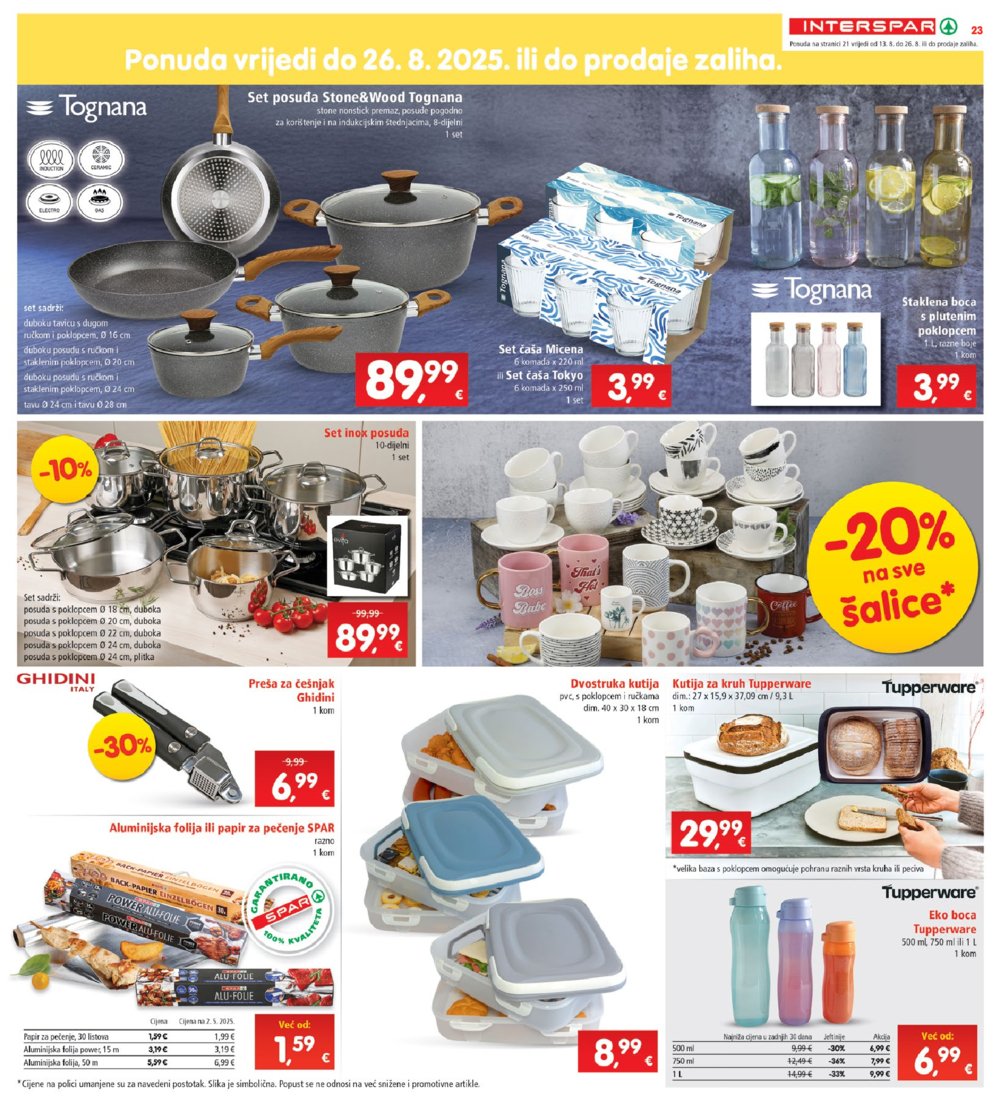 INTERSPAR katalog Akcija 13. 08. - 19. 08. 2025.