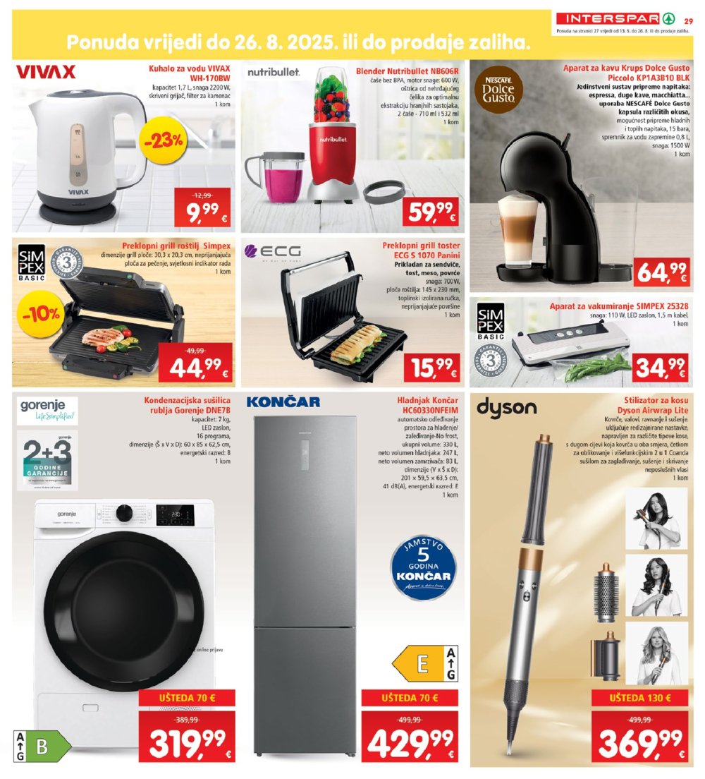 INTERSPAR katalog Akcija 13. 08. - 19. 08. 2025.