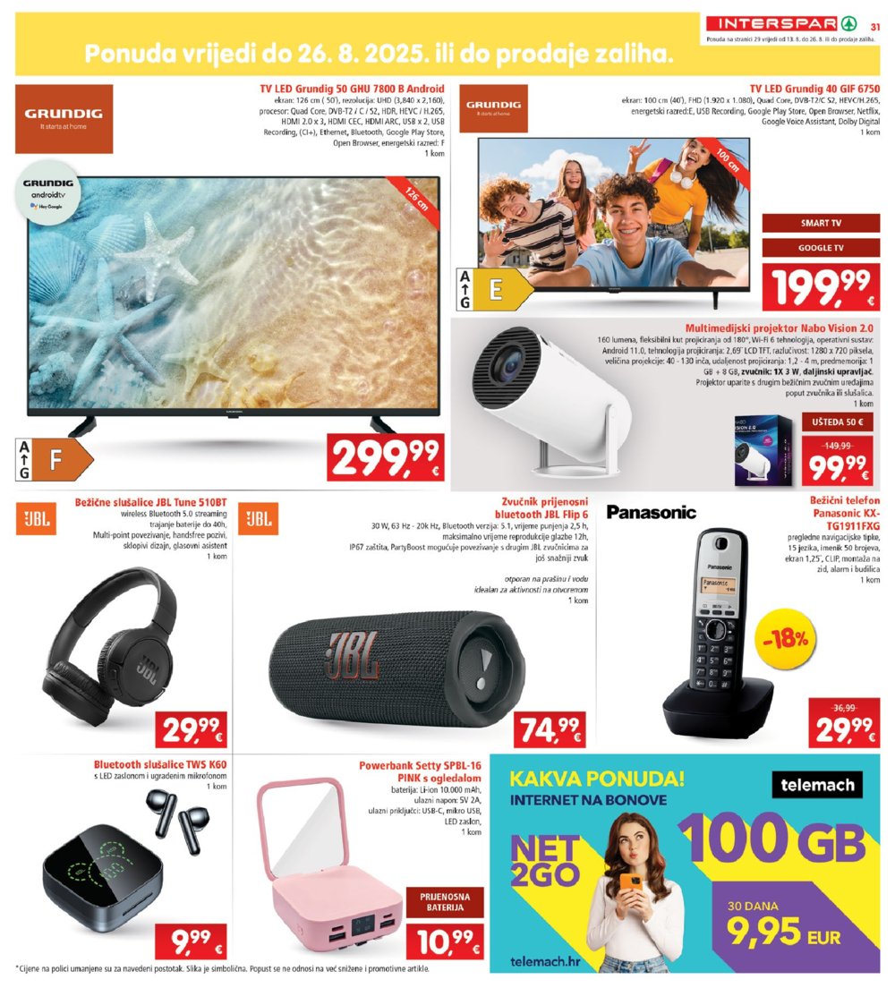 INTERSPAR katalog Akcija 13. 08. - 19. 08. 2025.