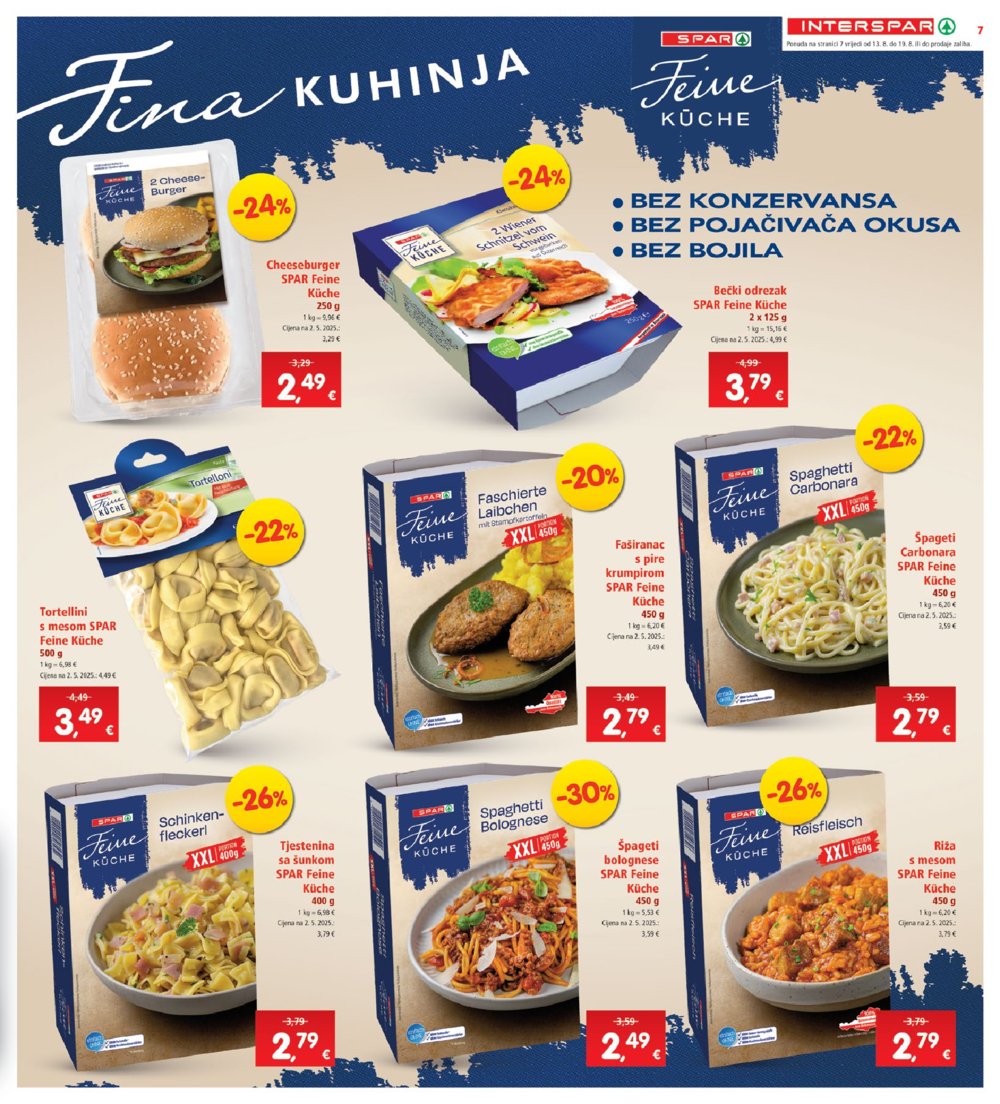 INTERSPAR katalog Akcija 13. 08. - 19. 08. 2025.