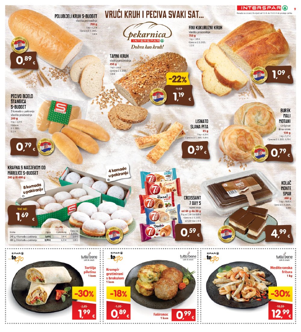 INTERSPAR katalog Akcija 13. 08. - 19. 08. 2025.