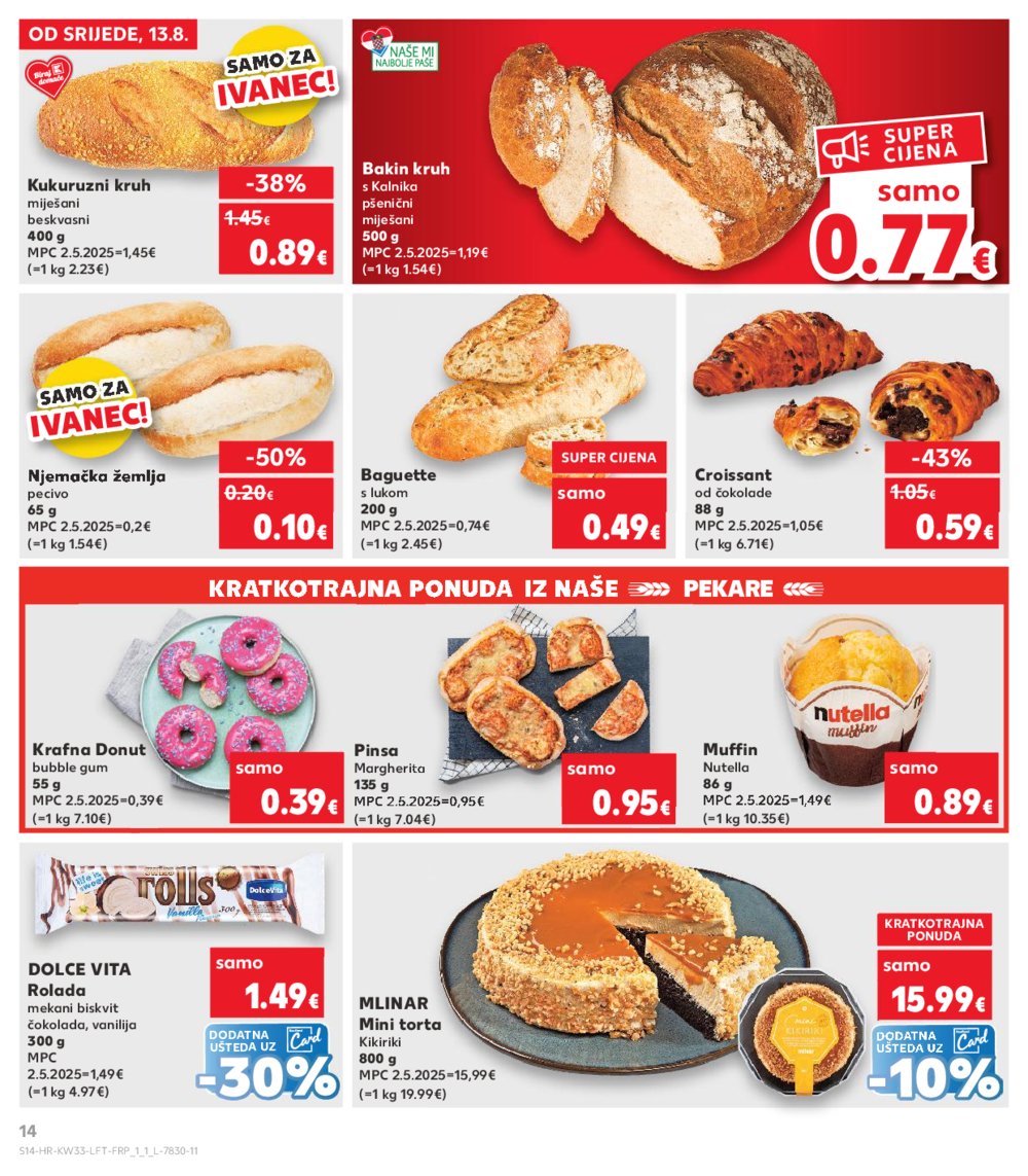 Kaufland katalog Akcija 13. 08. - 19. 08. 2025. Ivanec 