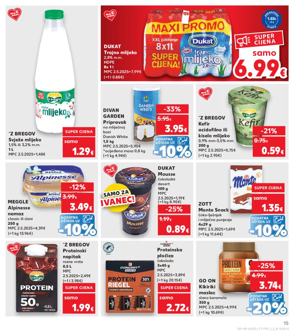 Kaufland katalog Akcija 13. 08. - 19. 08. 2025. Ivanec 