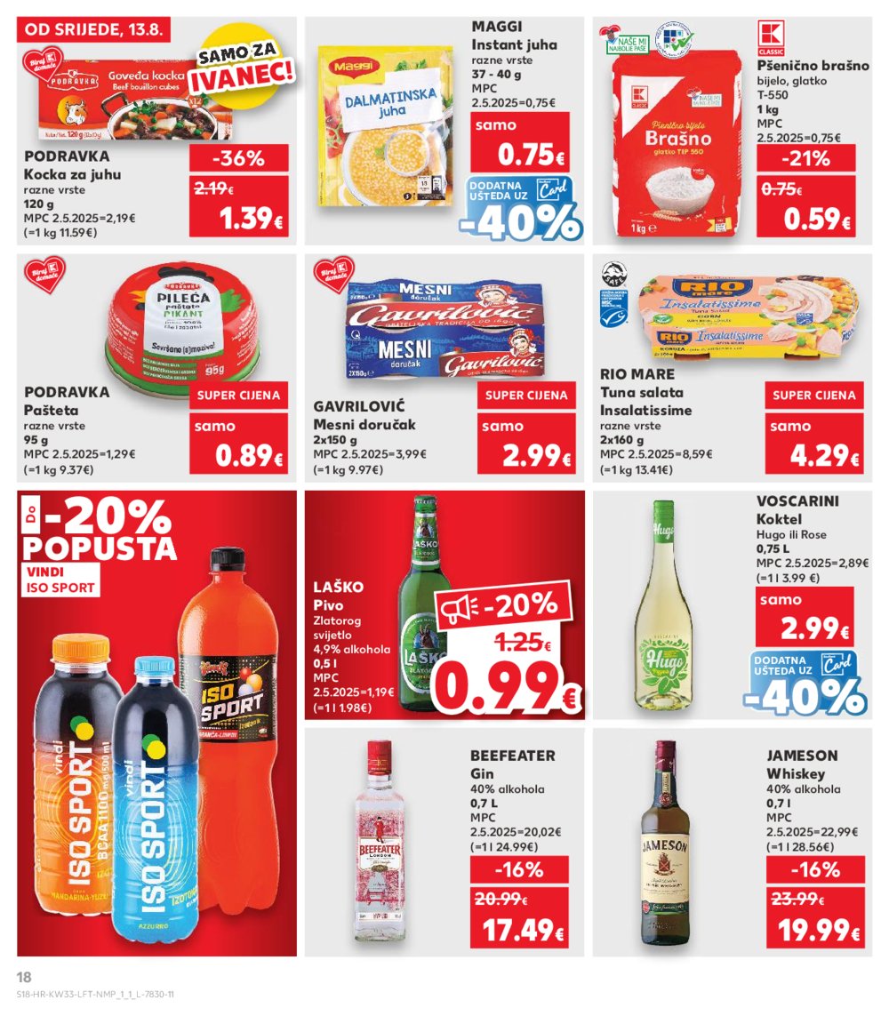 Kaufland katalog Akcija 13. 08. - 19. 08. 2025. Ivanec 