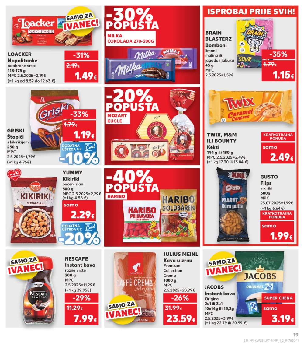 Kaufland katalog Akcija 13. 08. - 19. 08. 2025. Ivanec 