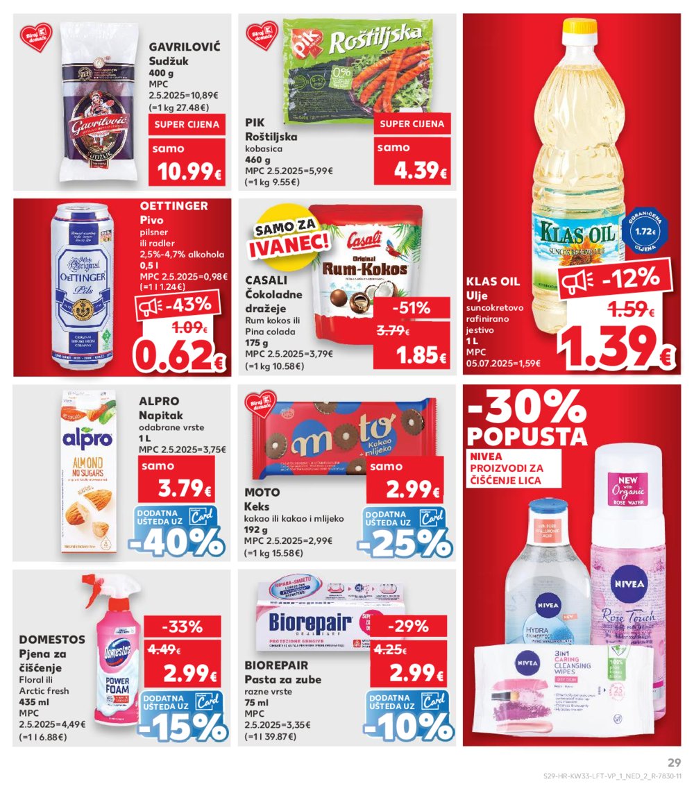 Kaufland katalog Akcija 13. 08. - 19. 08. 2025. Ivanec 