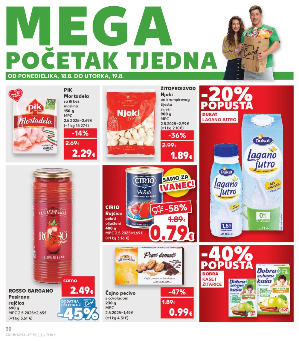 Kaufland katalog Akcija 13. 08. - 19. 08. 2025. Ivanec 
