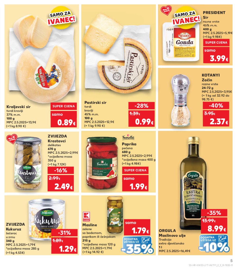 Kaufland katalog Akcija 13. 08. - 19. 08. 2025. Ivanec 