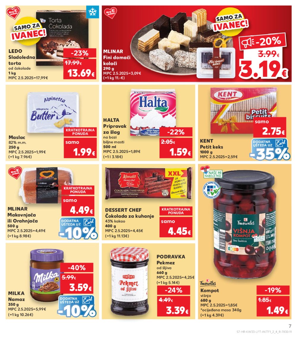Kaufland katalog Akcija 13. 08. - 19. 08. 2025. Ivanec 