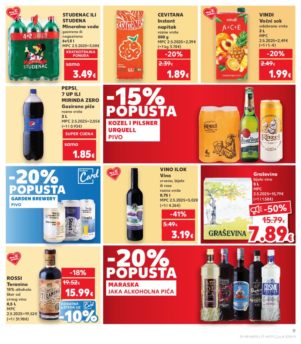 Kaufland katalog Akcija 13. 08. - 19. 08. 2025. Ivanec 