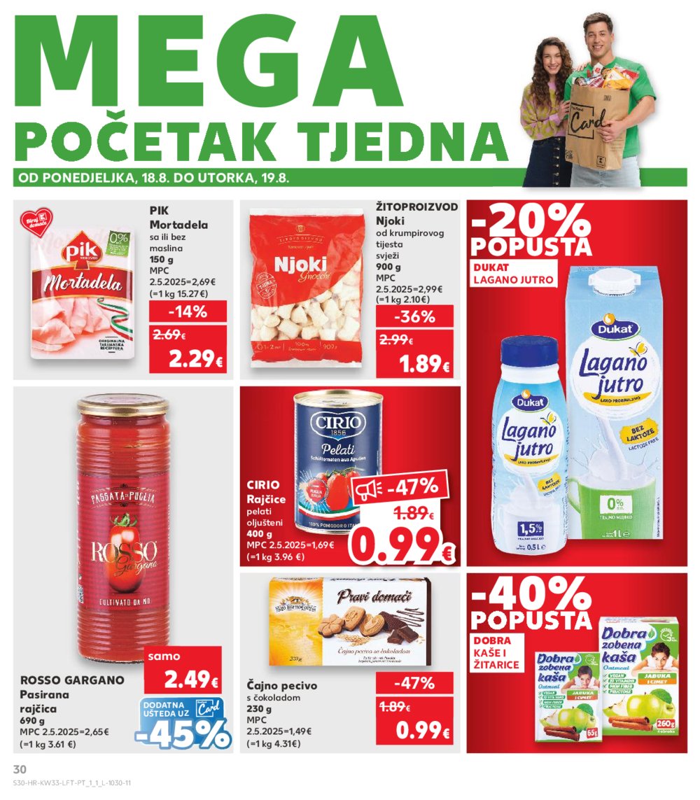 Kaufland katalog Akcija 13. 08. - 19. 08. 2025. VG, Po, Ro, Vo, Vu, DS, Ma