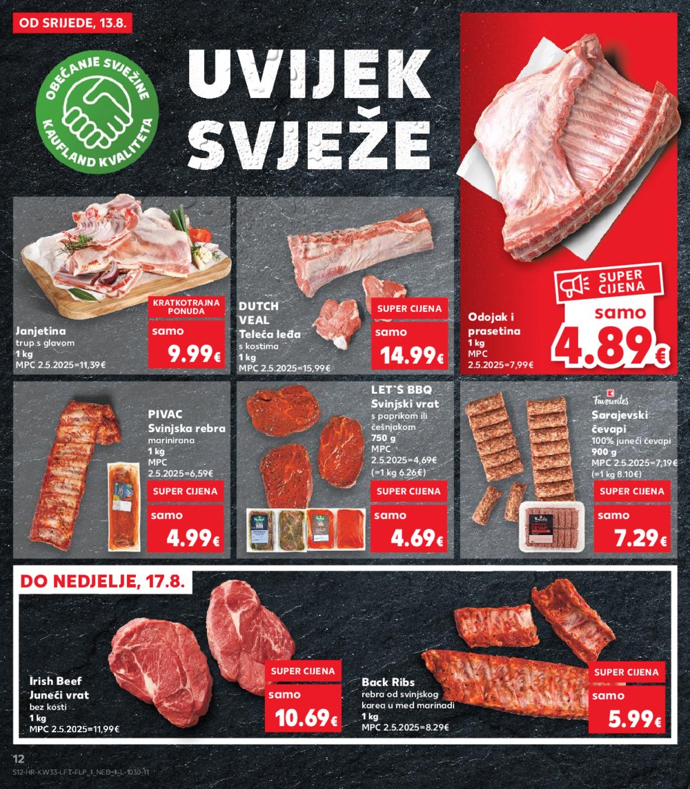 Kaufland katalog Akcija 13. 08. - 19. 08. 2025. Odabrane poslovnice