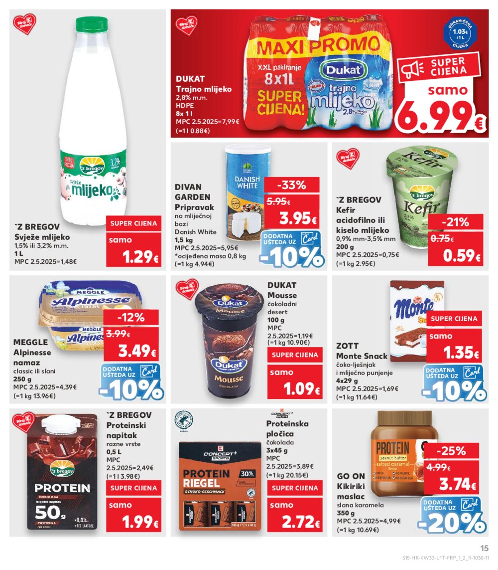 Kaufland katalog Akcija 13. 08. - 19. 08. 2025. Odabrane poslovnice