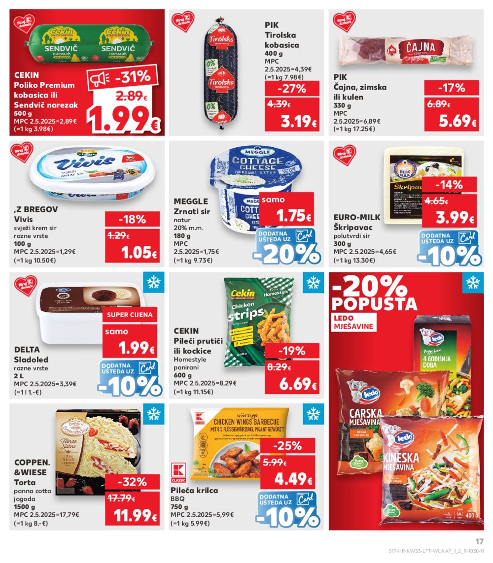 Kaufland katalog Akcija 13. 08. - 19. 08. 2025. Odabrane poslovnice