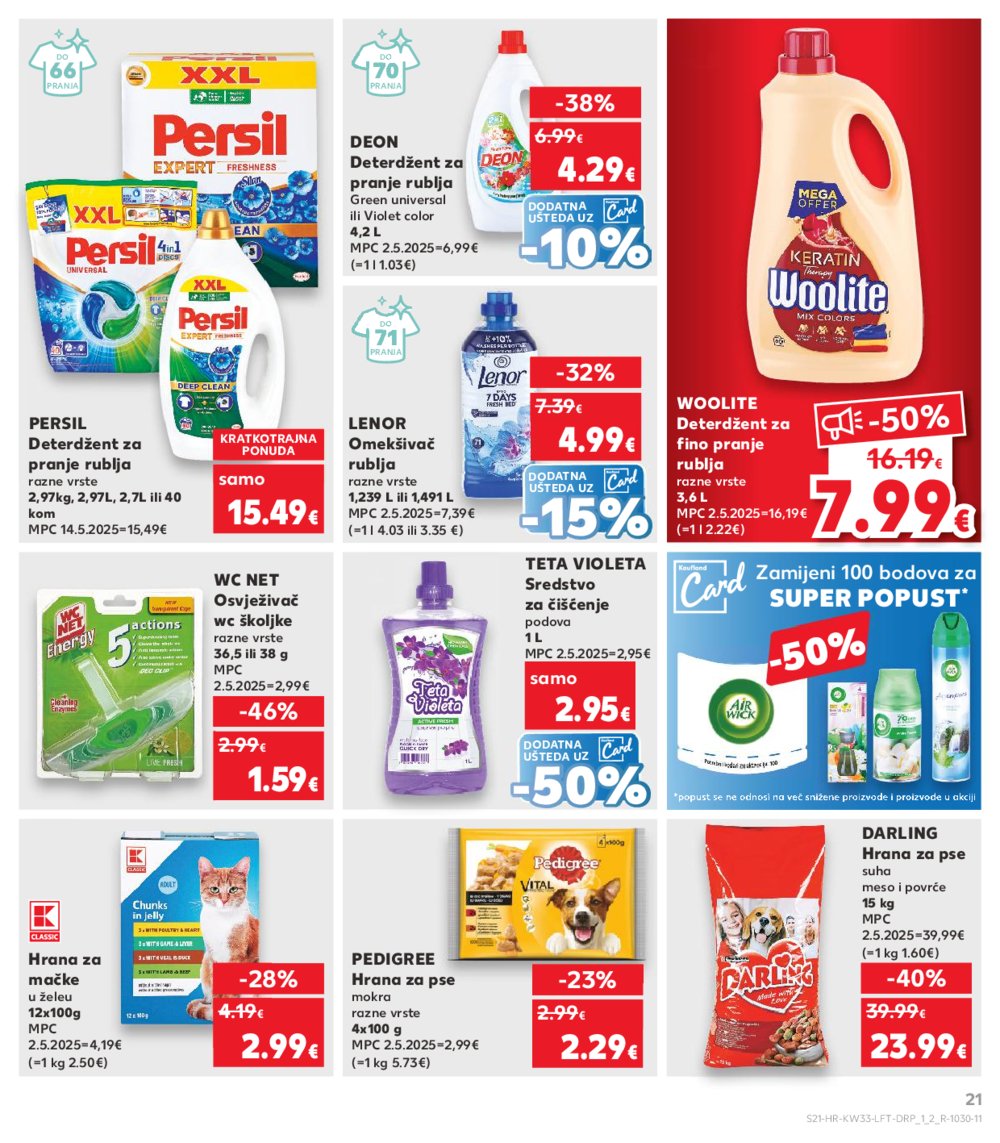 Kaufland katalog Akcija 13. 08. - 19. 08. 2025. Odabrane poslovnice