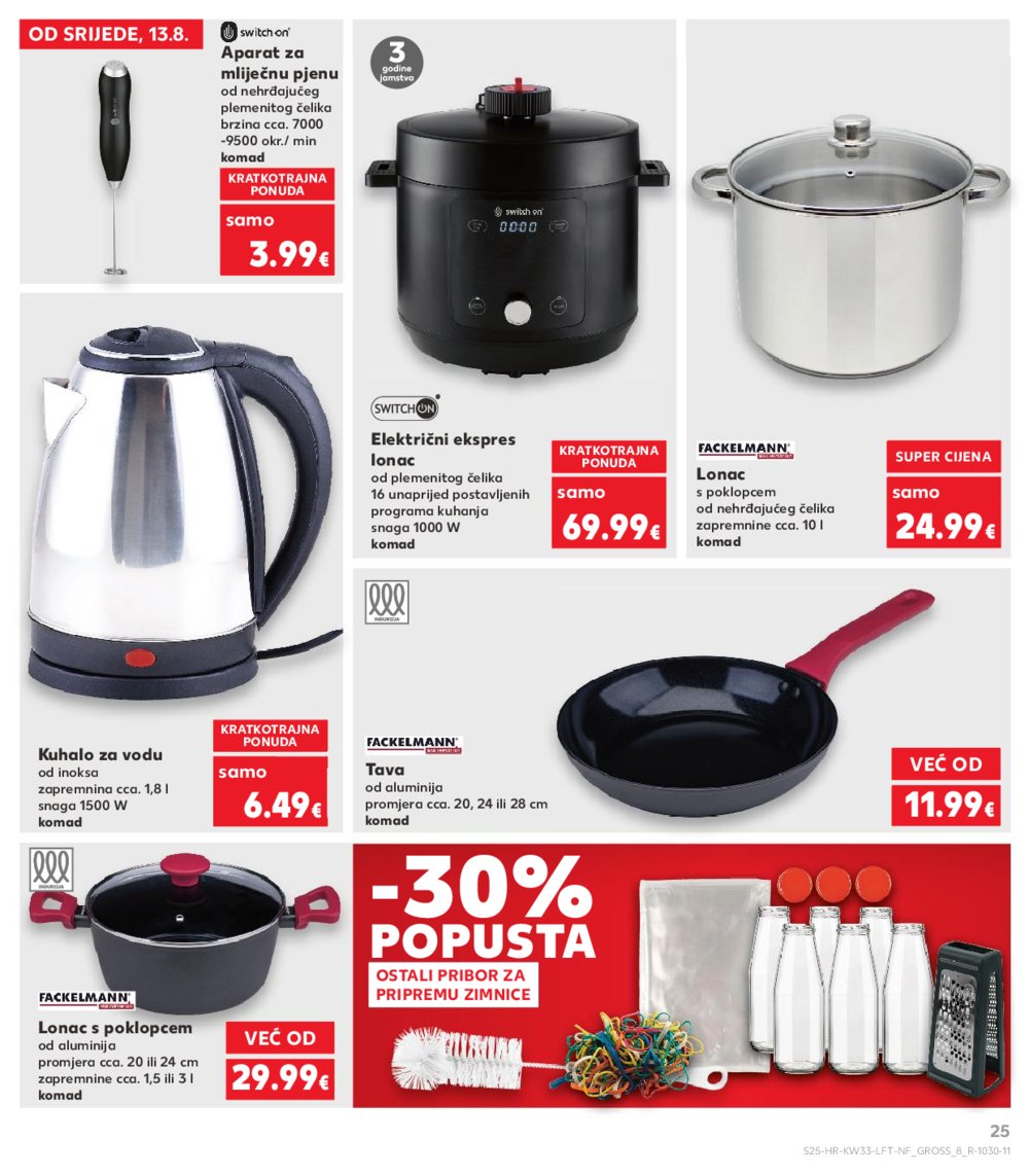 Kaufland katalog Akcija 13. 08. - 19. 08. 2025. Odabrane poslovnice