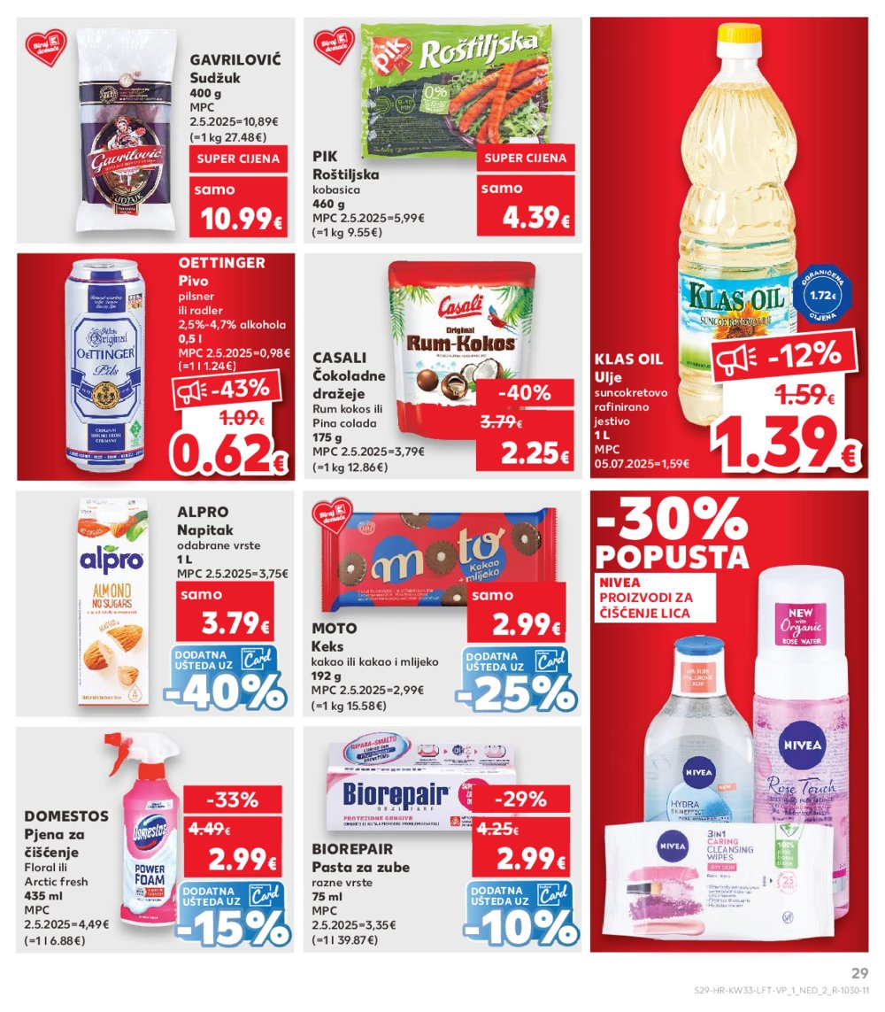 Kaufland katalog Akcija 13. 08. - 19. 08. 2025. Odabrane poslovnice