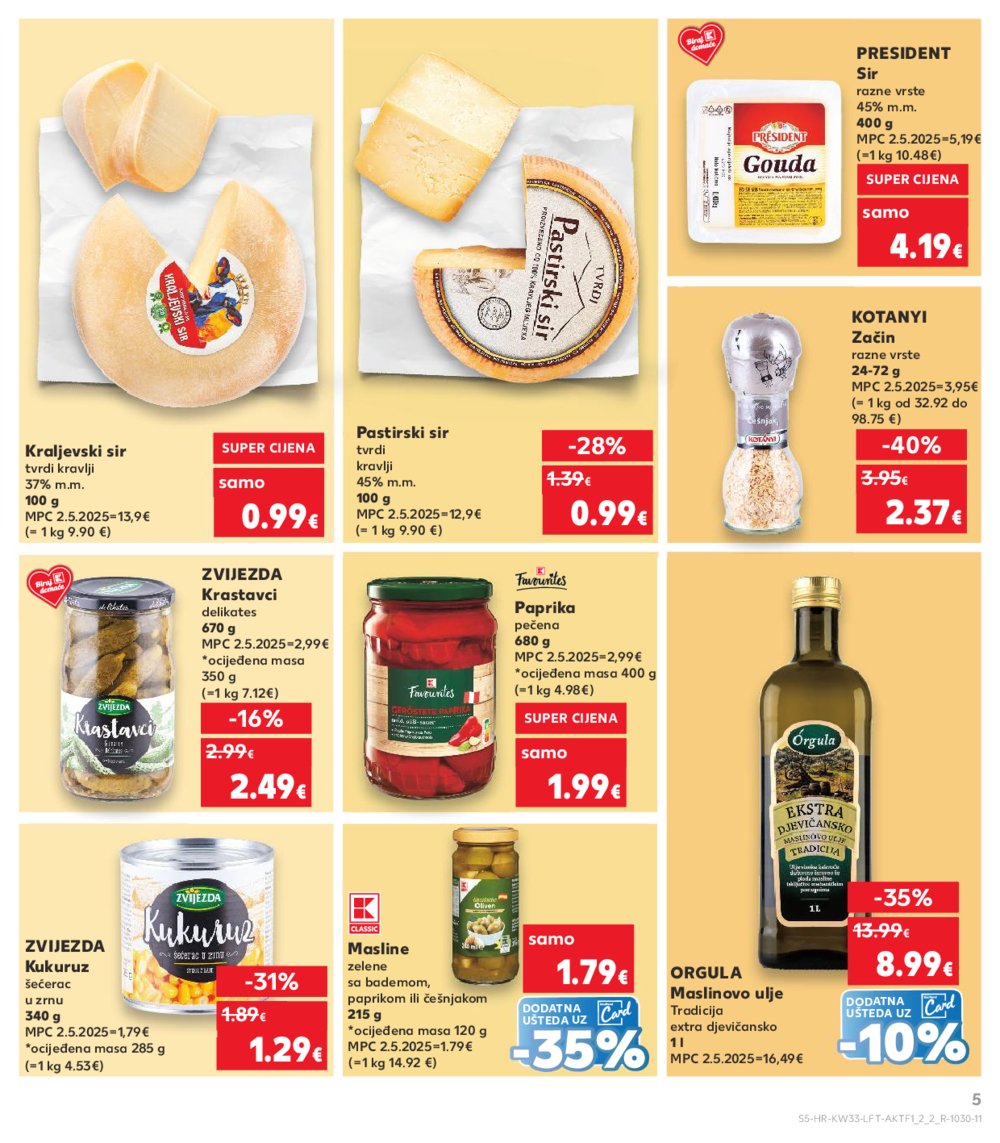 Kaufland katalog Akcija 13. 08. - 19. 08. 2025. Odabrane poslovnice