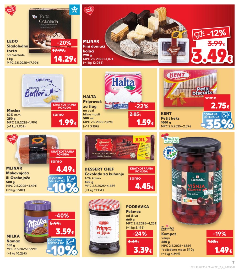 Kaufland katalog Akcija 13. 08. - 19. 08. 2025. Odabrane poslovnice