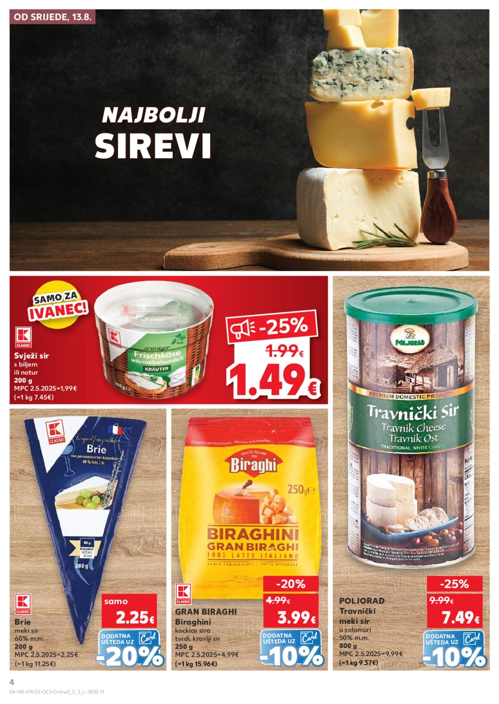 Kaufland katalog Kaufland marke 13.08.-19.08.2025. Ivanec