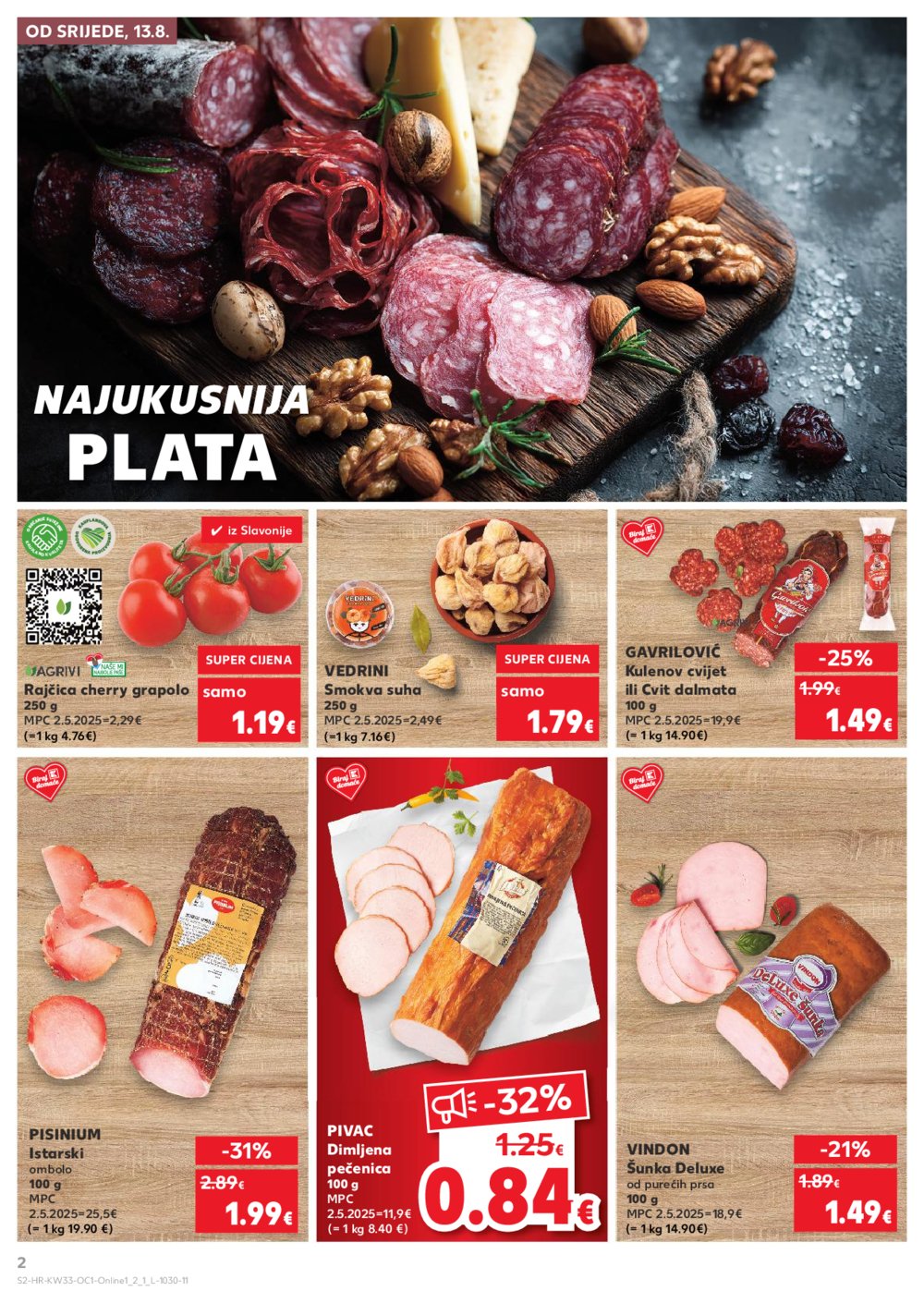 Kaufland katalog Kaufland marke 13.08.-19.08.2025. Odabrane poslovnice