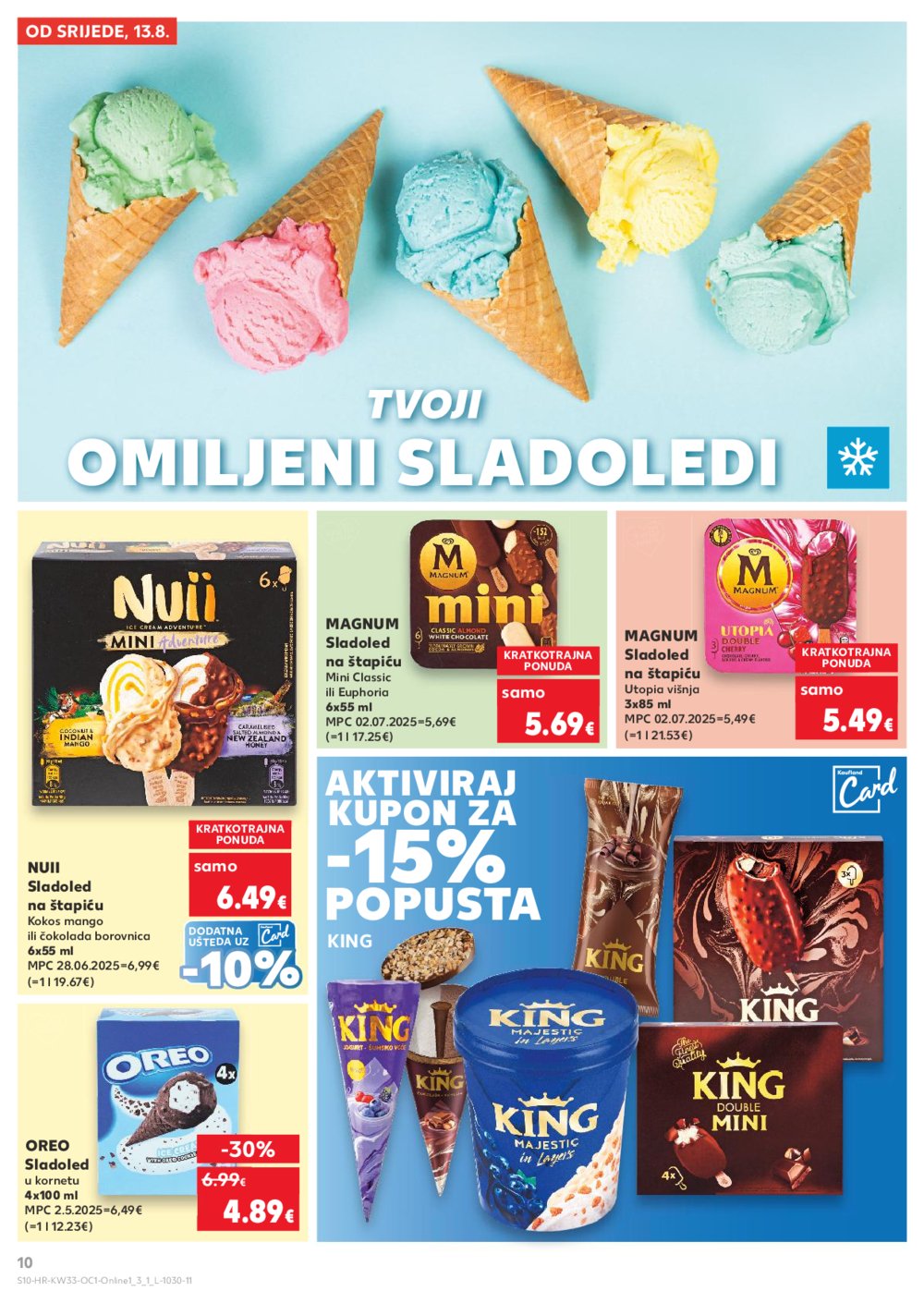 Kaufland katalog Kaufland marke 13.08.-19.08.2025. Odabrane poslovnice