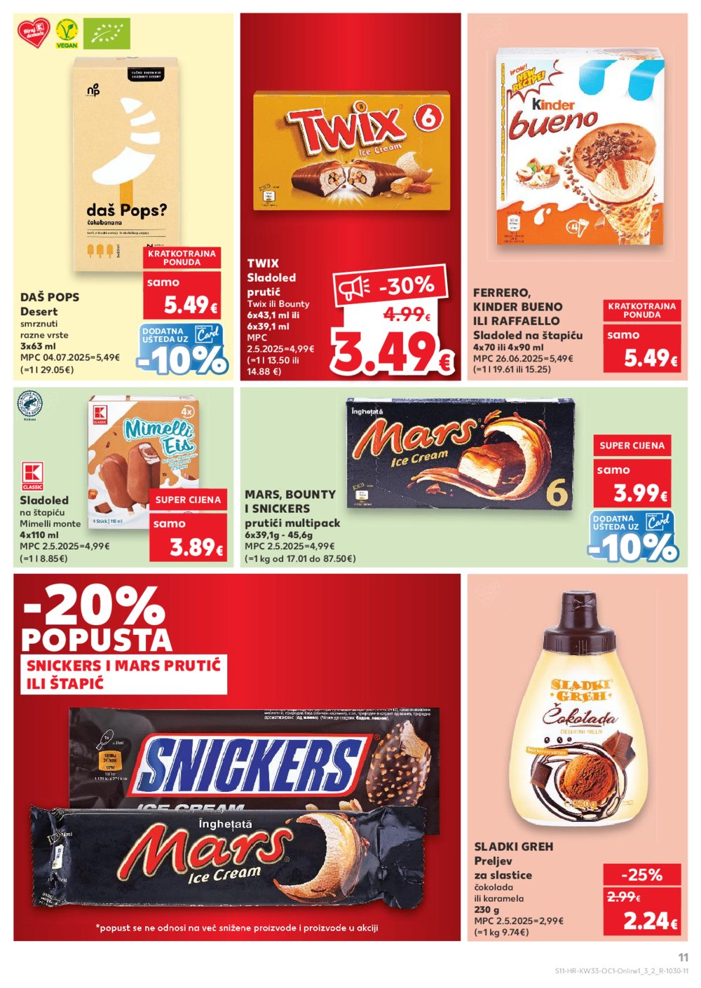 Kaufland katalog Kaufland marke 13.08.-19.08.2025. Odabrane poslovnice