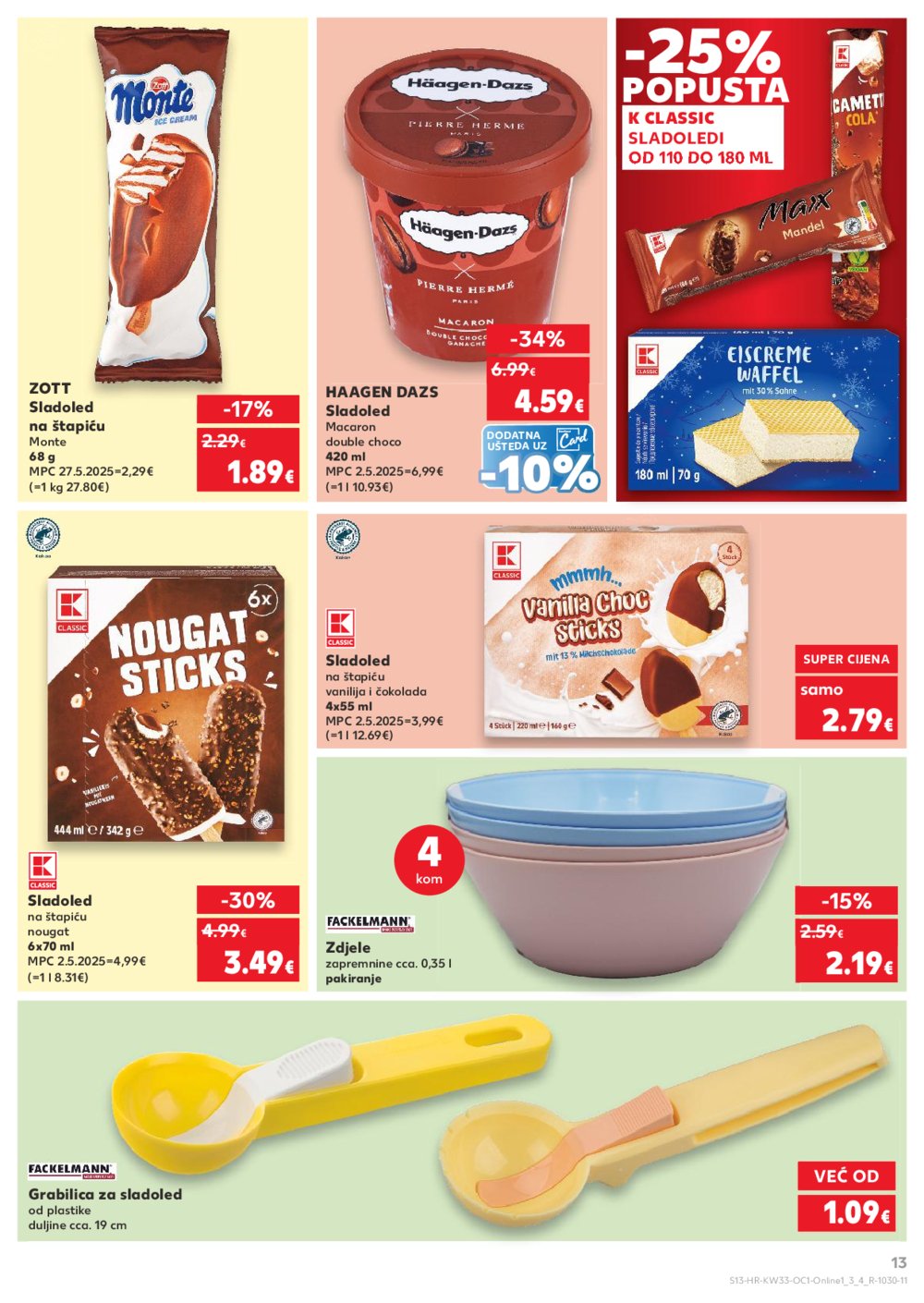 Kaufland katalog Kaufland marke 13.08.-19.08.2025. Odabrane poslovnice