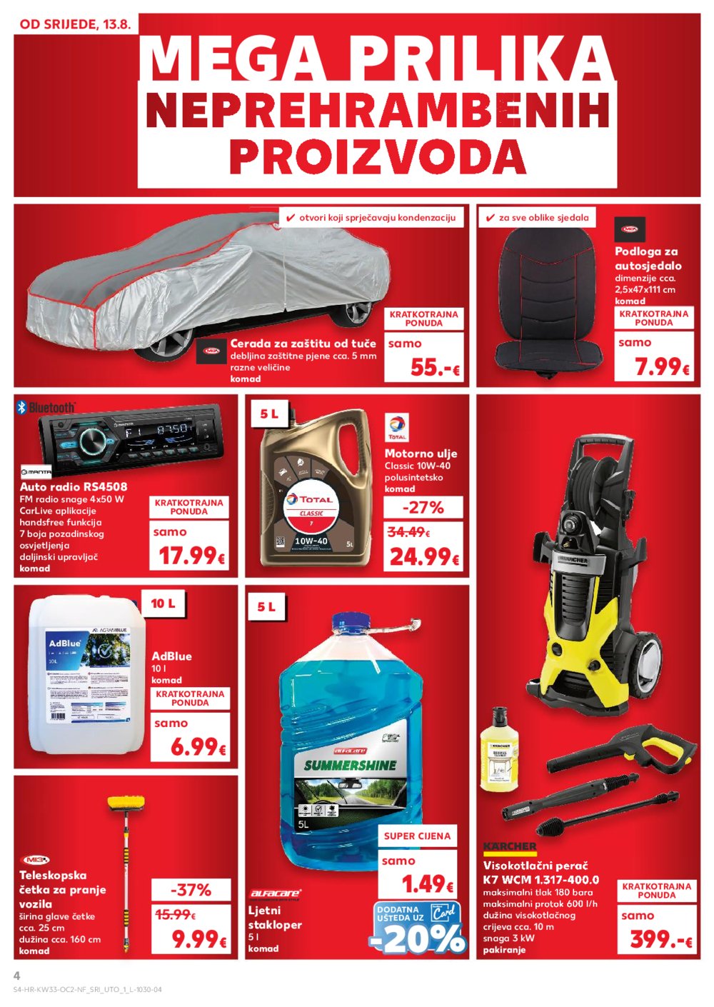 Kaufland katalog Neprehrambenih proizvoda 13.08.-19.08.2025. St, VG, Po, Ro, Vu, Vo, DS, Ma, Iv