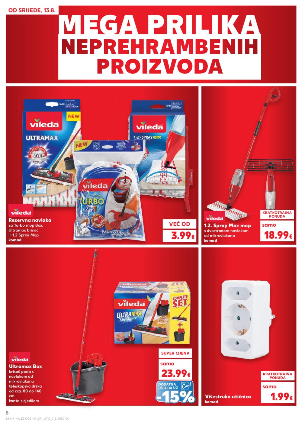 Kaufland katalog Neprehrambenih proizvoda 13.08.-19.08.2025. St, VG, Po, Ro, Vu, Vo, DS, Ma, Iv