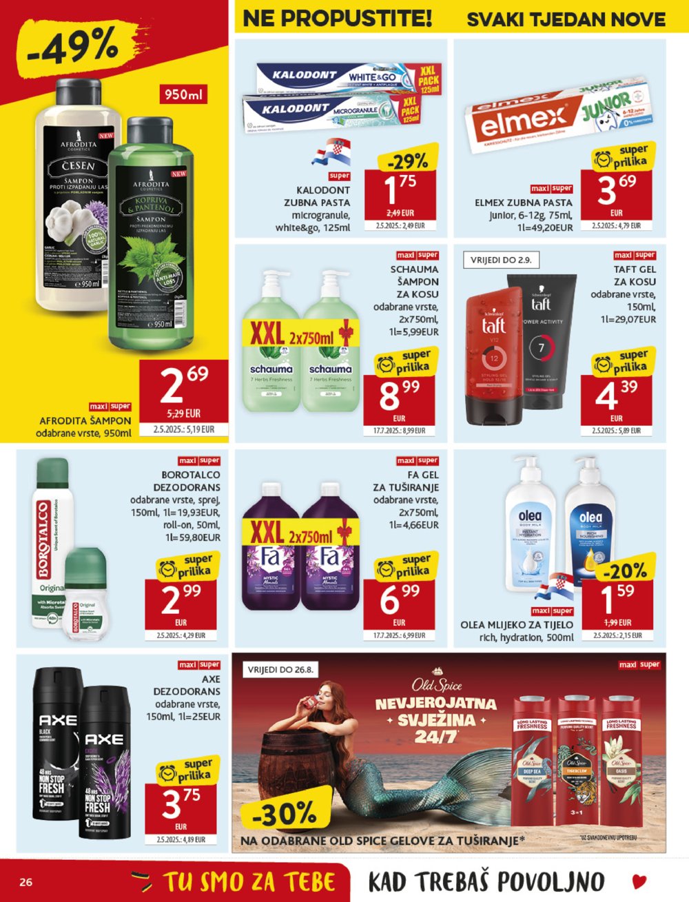 Konzum katalog Akcija 13.08. - 19. 08. 2025.
