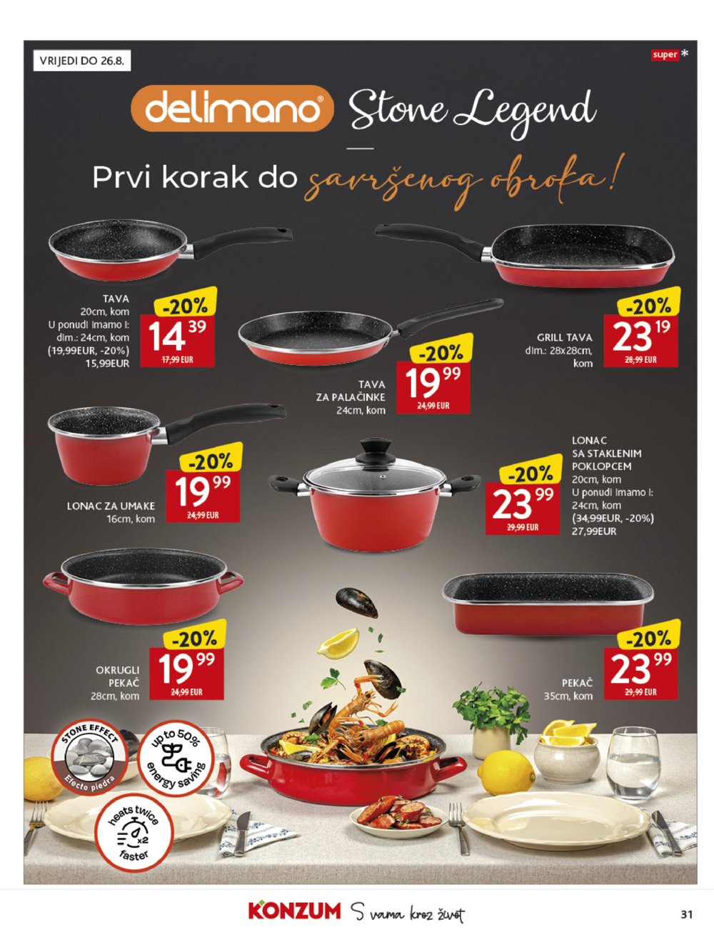 Konzum katalog Akcija 13.08. - 19. 08. 2025.