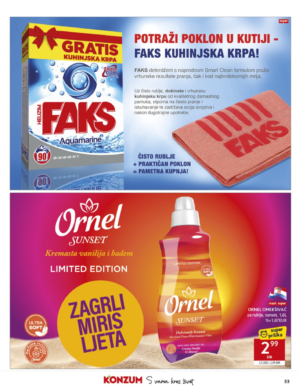 Konzum katalog Akcija 13.08. - 19. 08. 2025.
