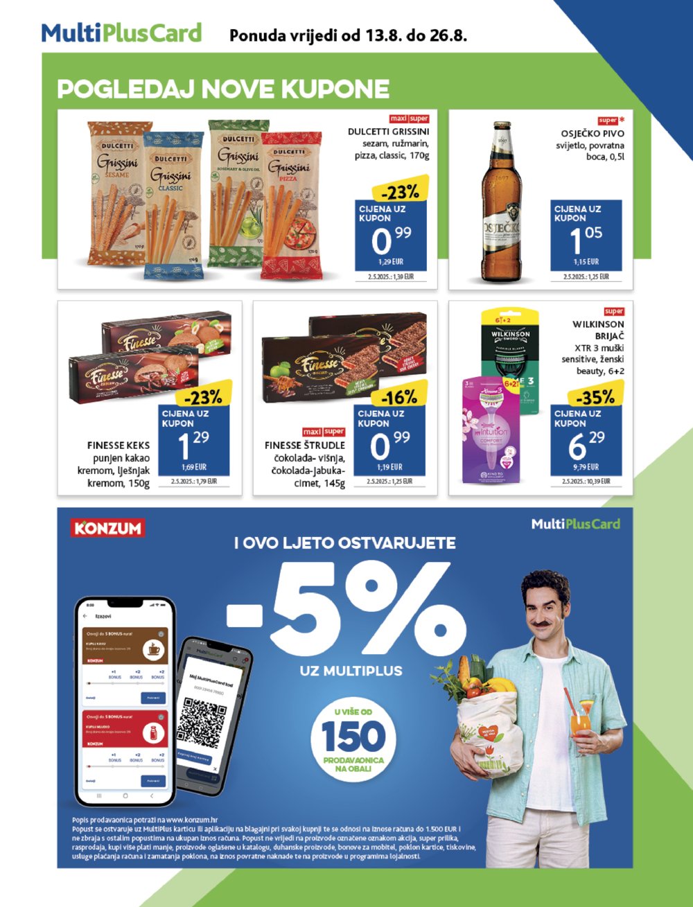 Konzum katalog Akcija 13.08. - 19. 08. 2025.